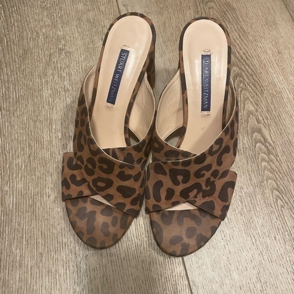 Stuart Weitzman Galene Cheetah shoes